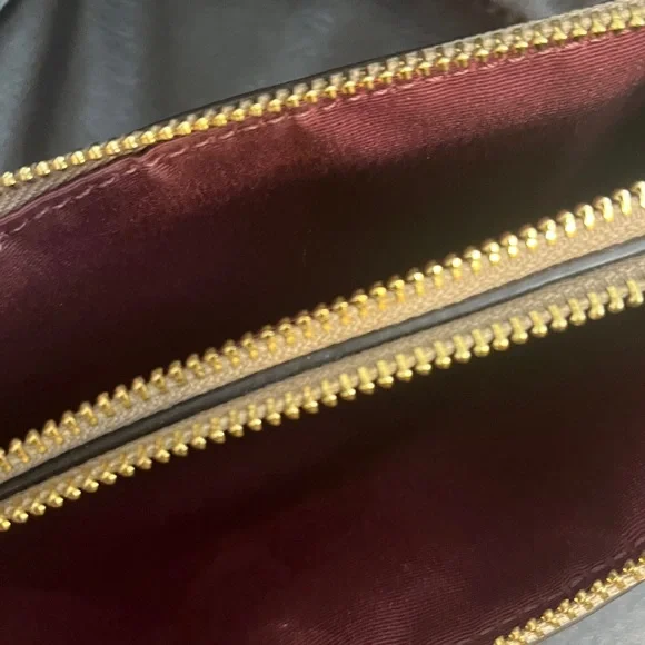 Coach coin purse  wristlet wallet cream tan - Picture 4 of 8